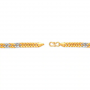 Dual Tone Balaji Gold Bracelet