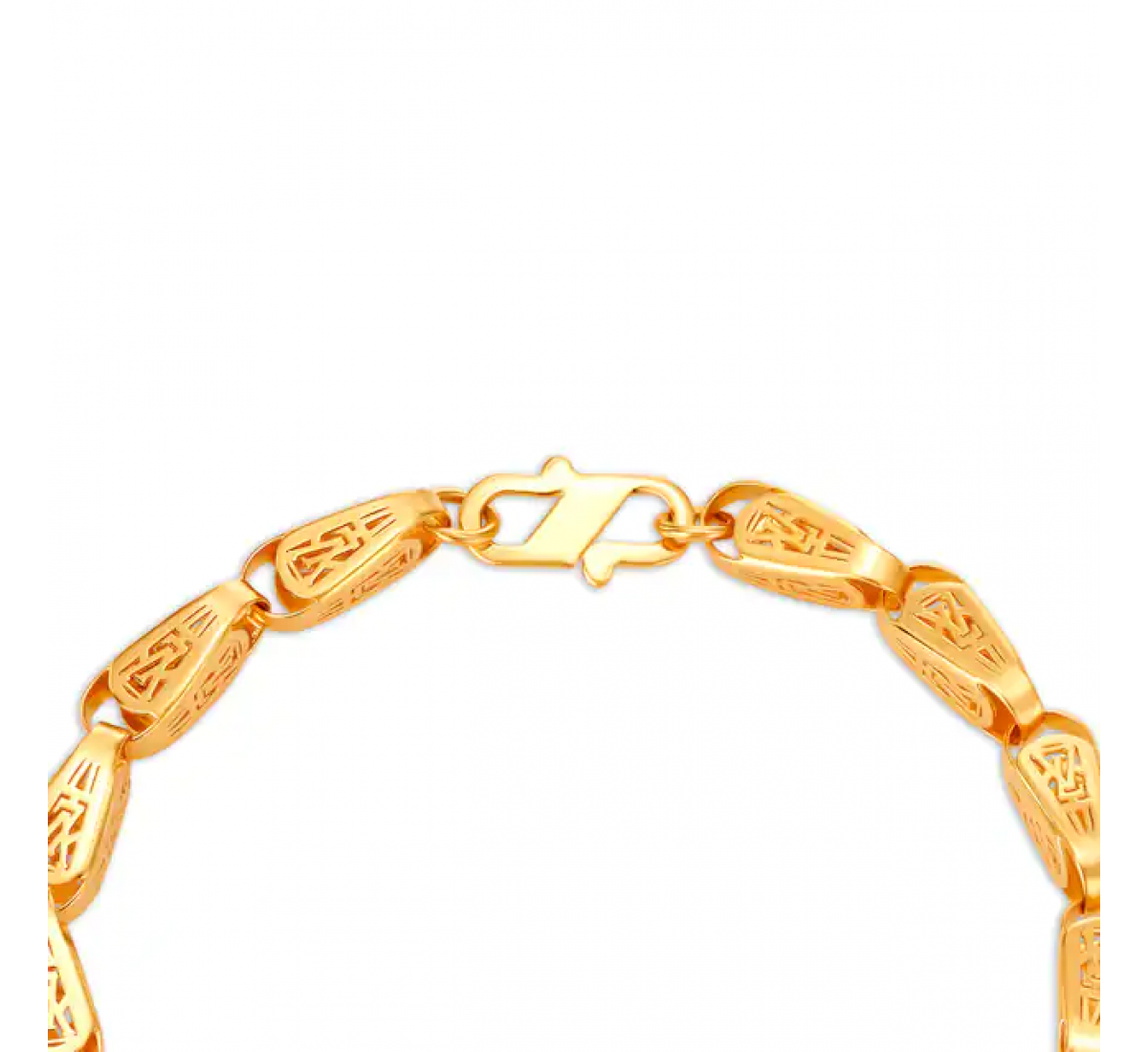 Modern Hollow Gold Bracelet