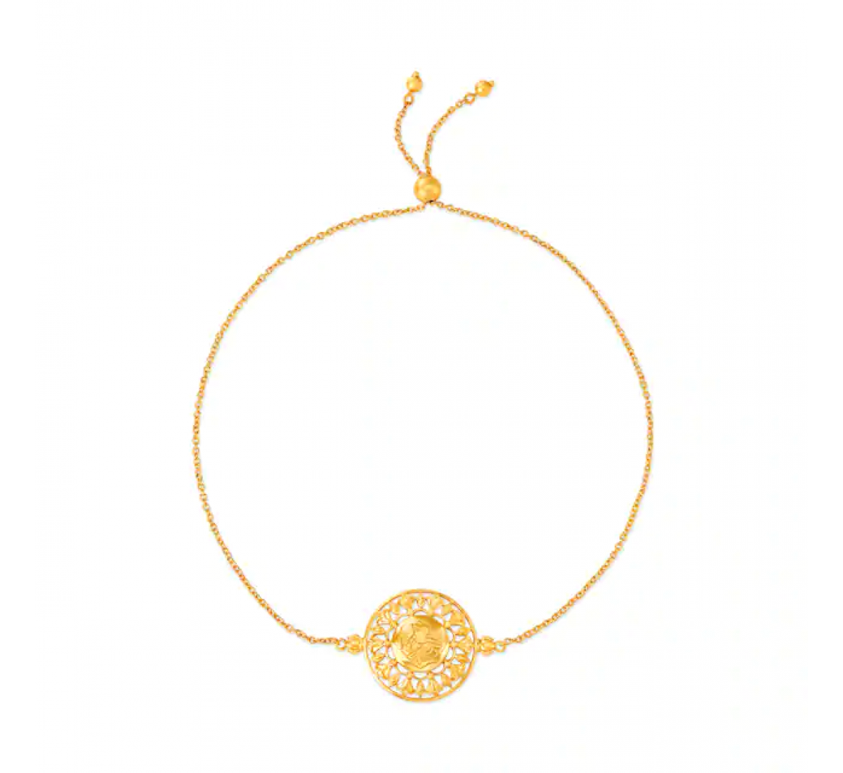 Delicate Gold Rakhi Bracelet