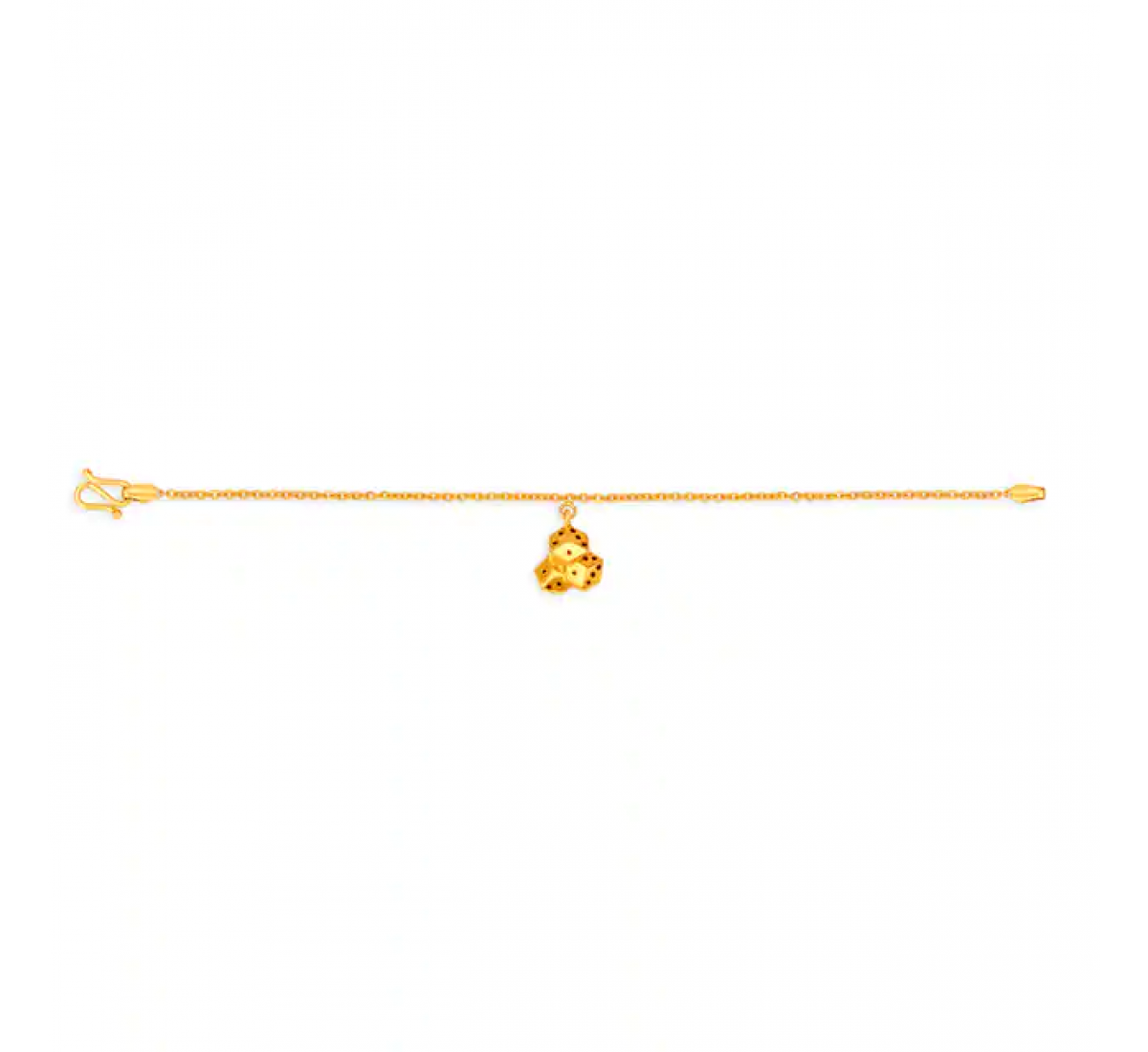 Quirky Dice Gold Bracelet