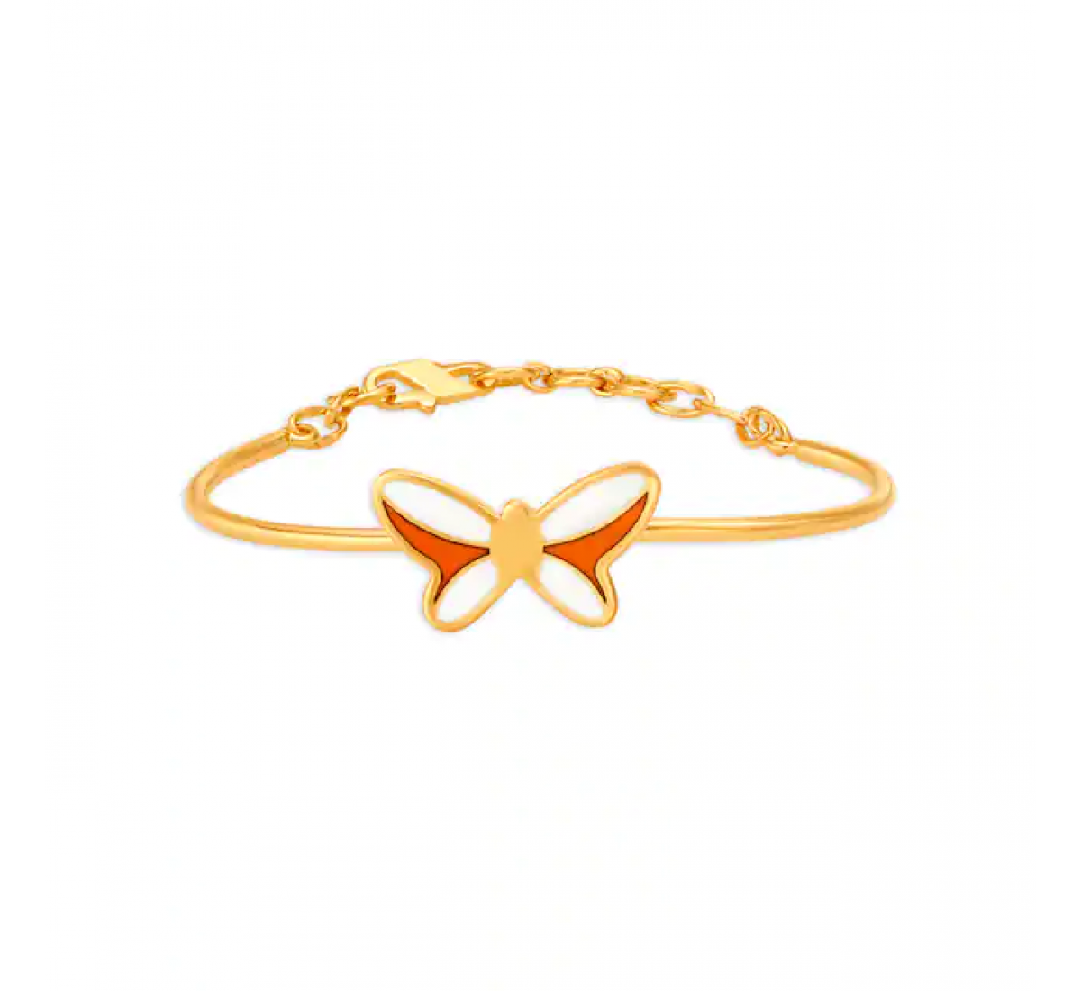 Jasper Butterfly Gold Bracelet