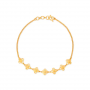 Petite Floral Gold Bracelet