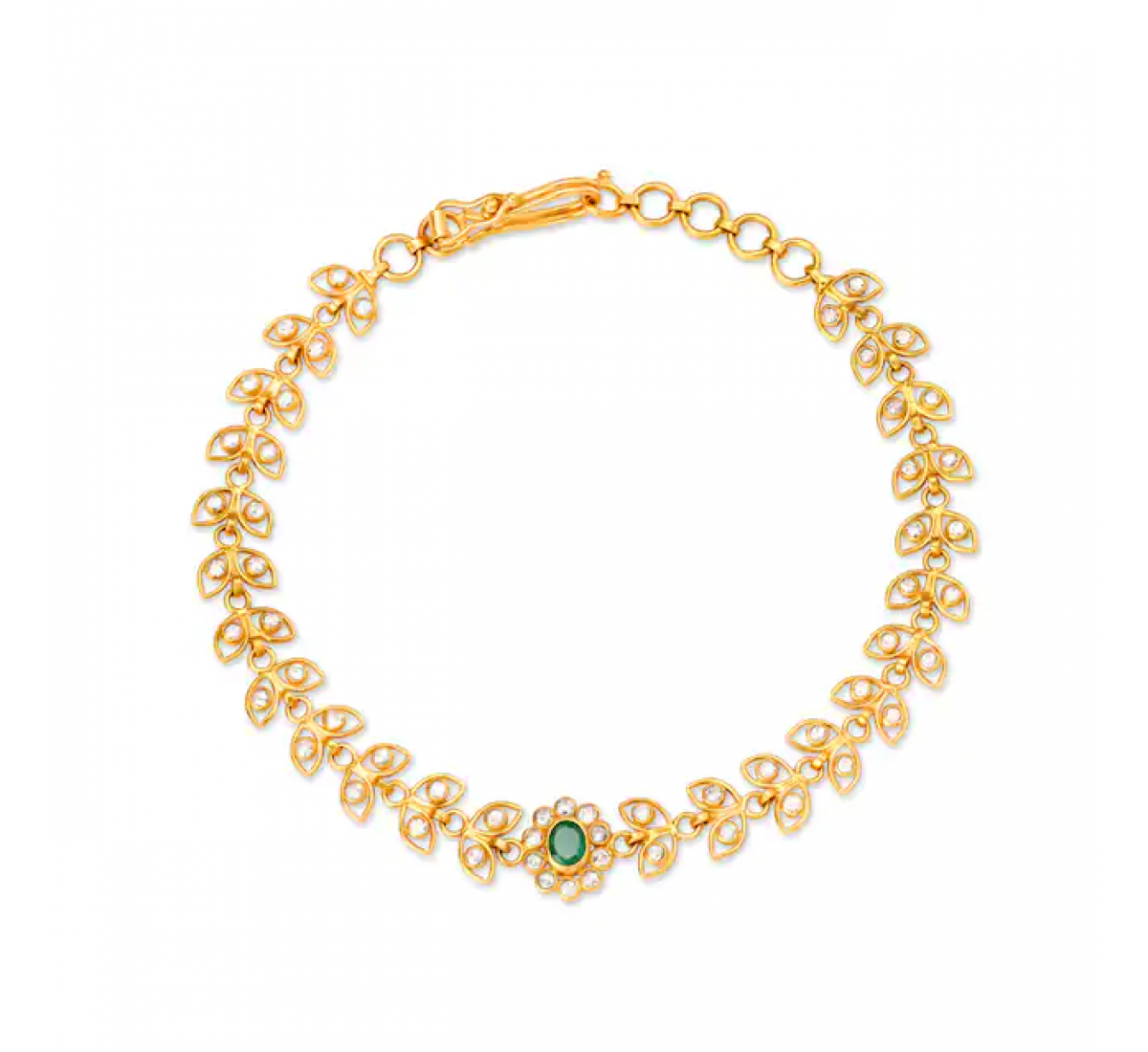 Concenta Gold Emerald Bracelet