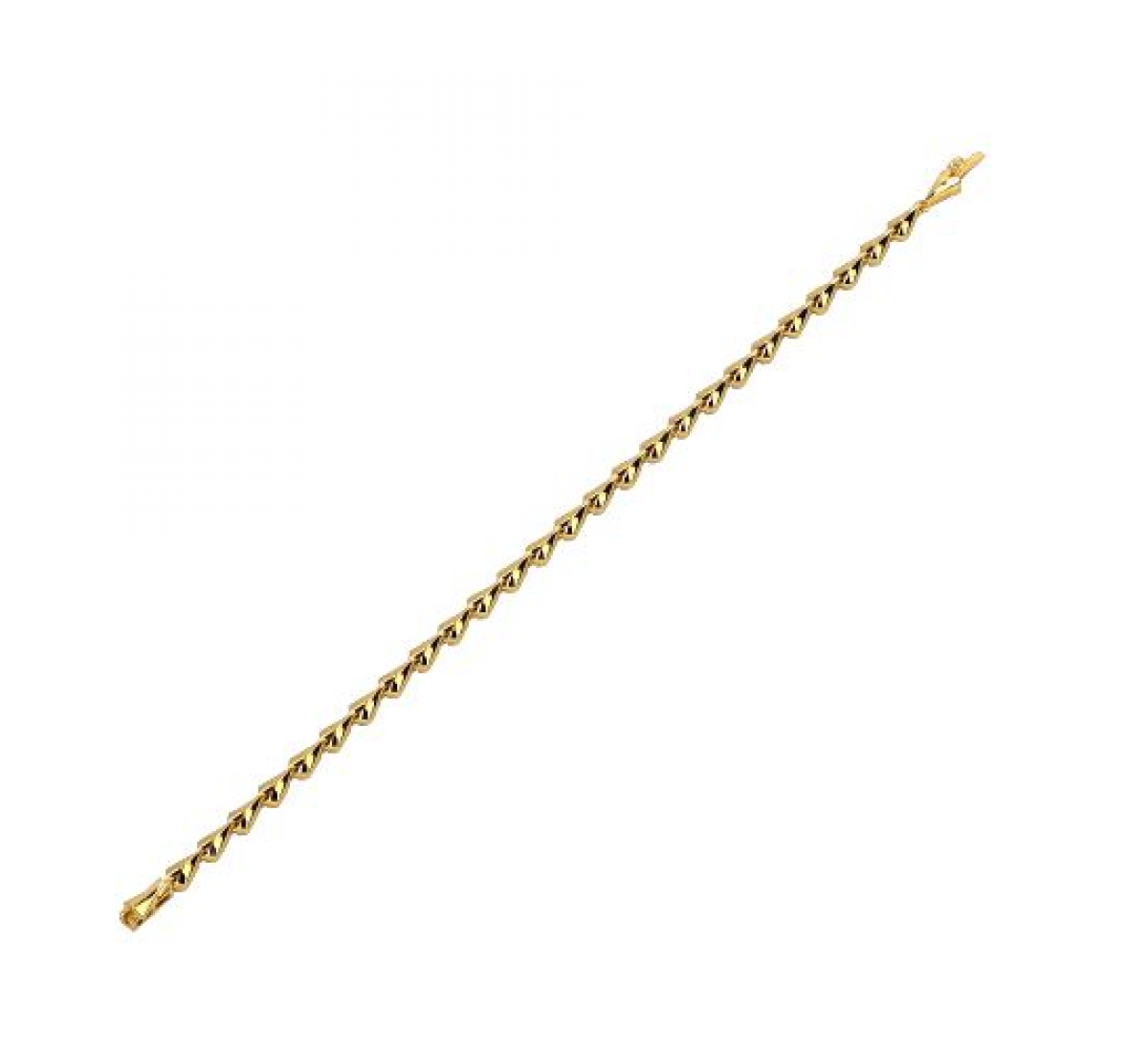 Noah Tennis Link Gold Bracelet