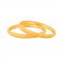 Textured Shiza Gold Bangles