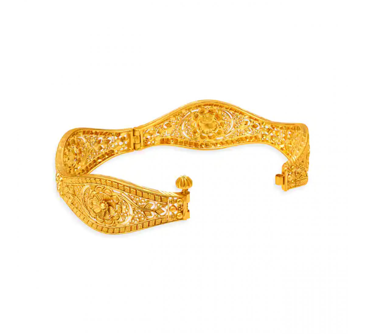 Elegant Artsy Gold Bangles