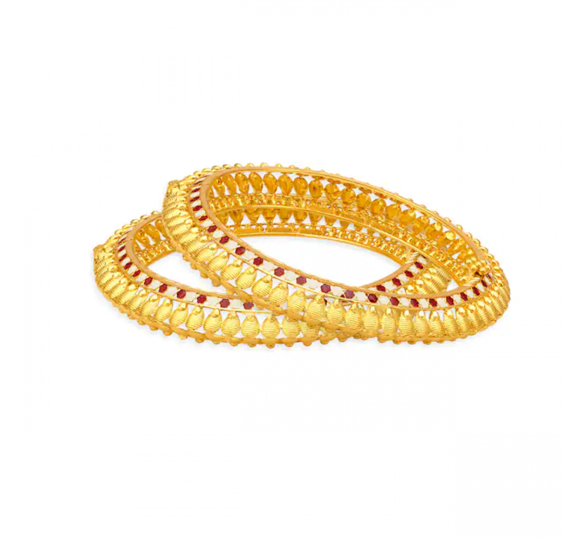 Detailed Gold Fancy Bangles