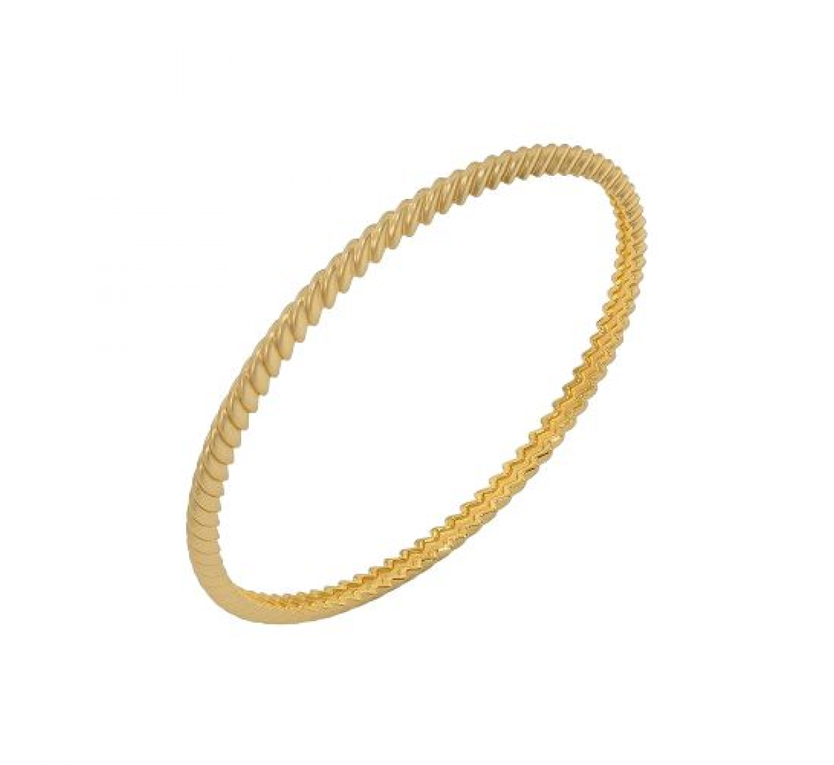 Alaia Round Gold Bangles