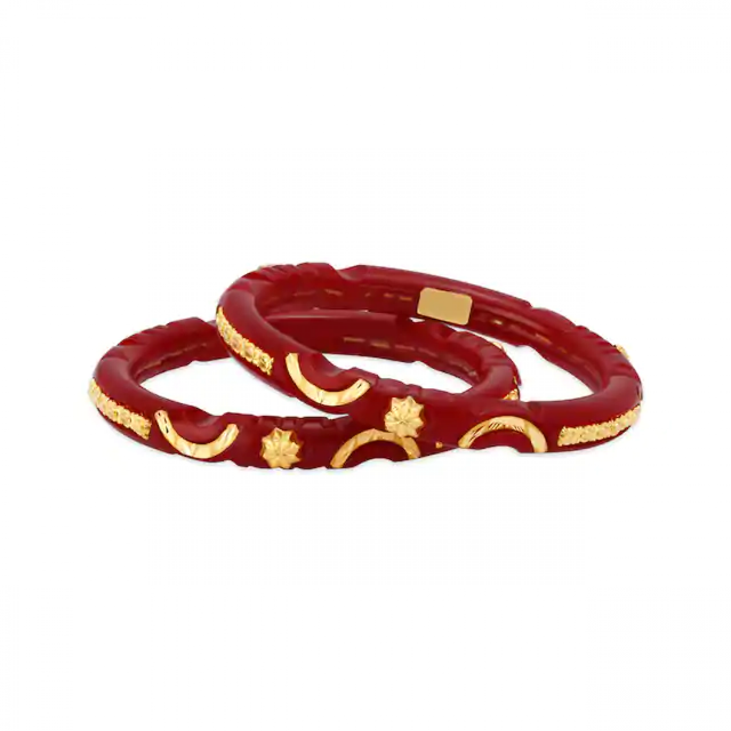 Pola bangles in gold on sale online