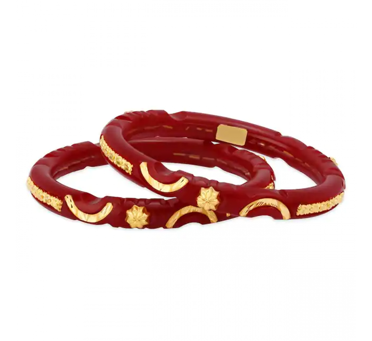 Pair Of Gold Pola Bangles