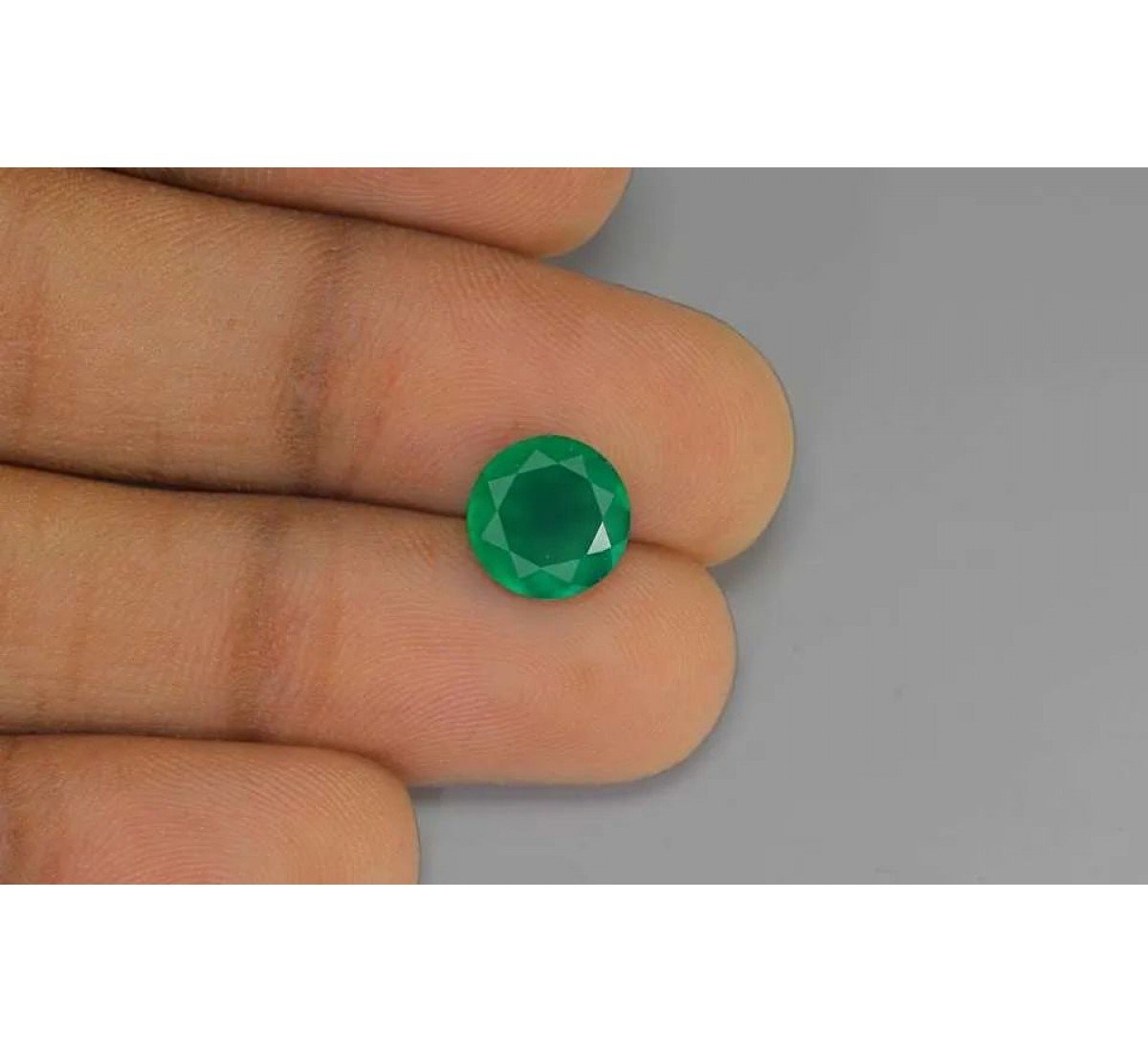 Green Onyx 9 MM 2.38 Carats