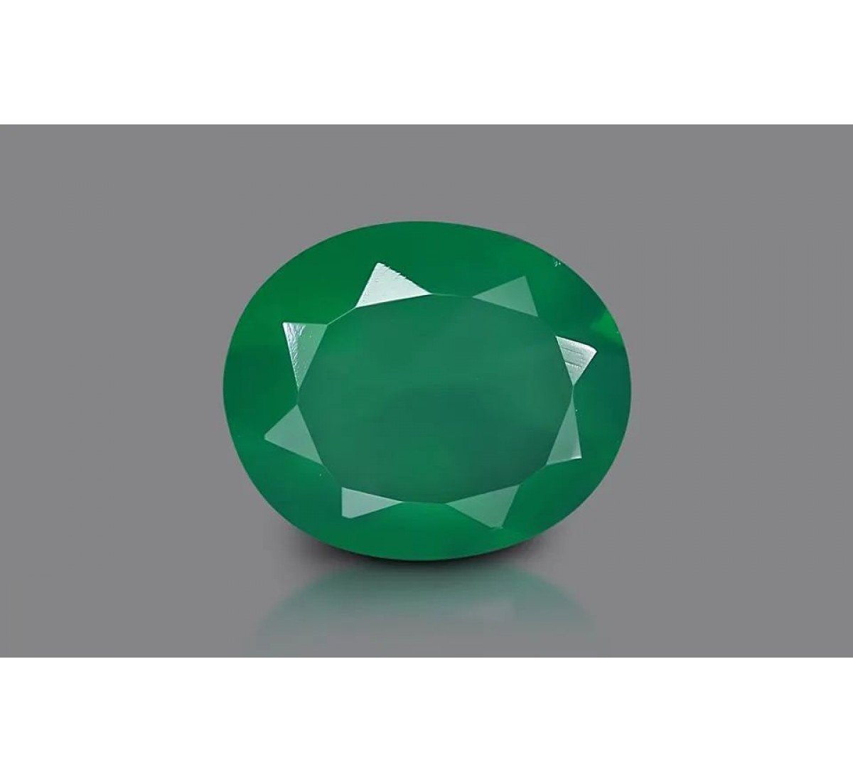 Green Onyx 12X10 MM 3.68 Carats