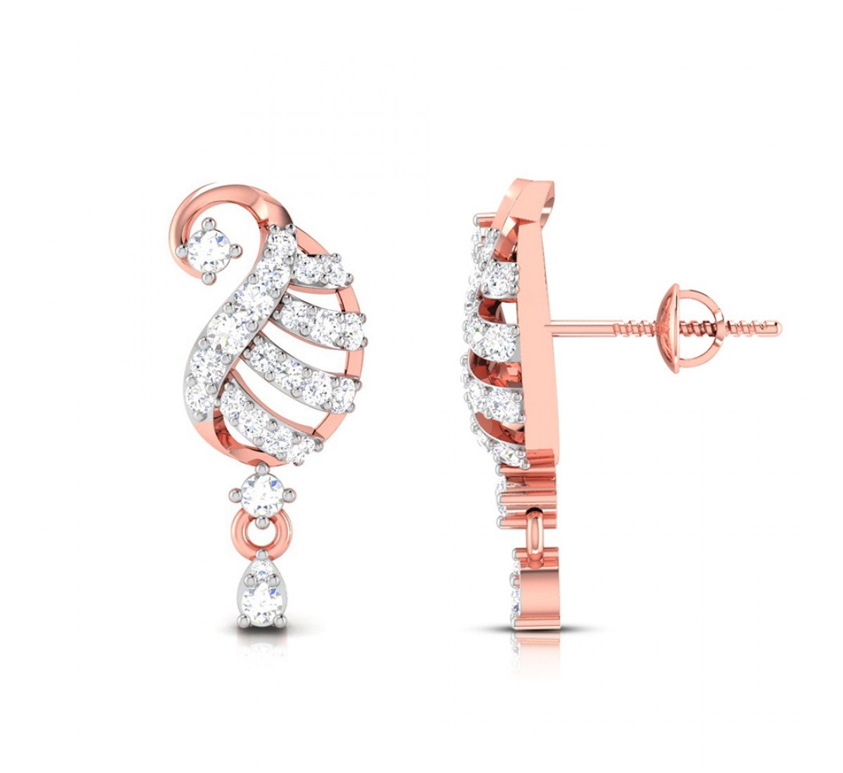 Classic diamond earrings on sale designs