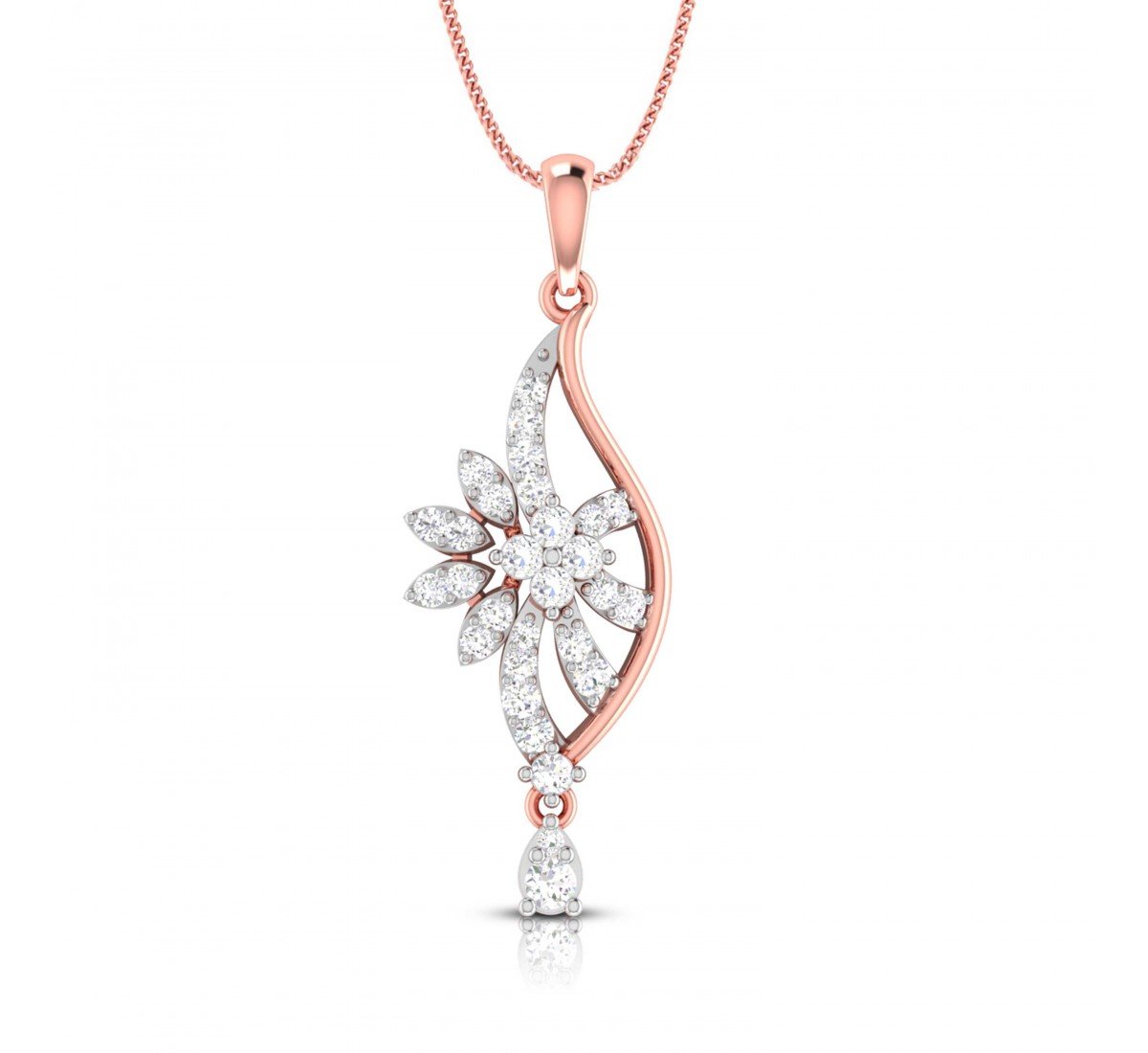 Daffodil Diamond Pendant