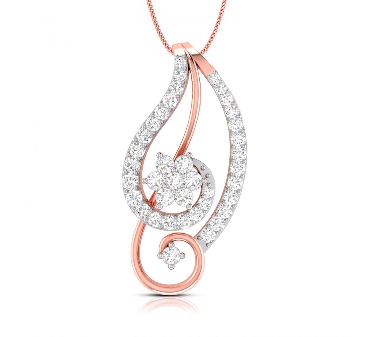 Teresa Oriole Diamond Pendant