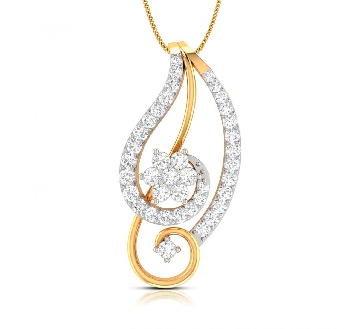 Teresa Oriole Diamond Pendant