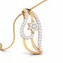 Trio Diamond Pointer Pendant