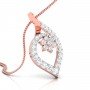 Curled Fortuna Diamond Pendant