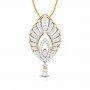 Falling Tulip Diamond Pendant