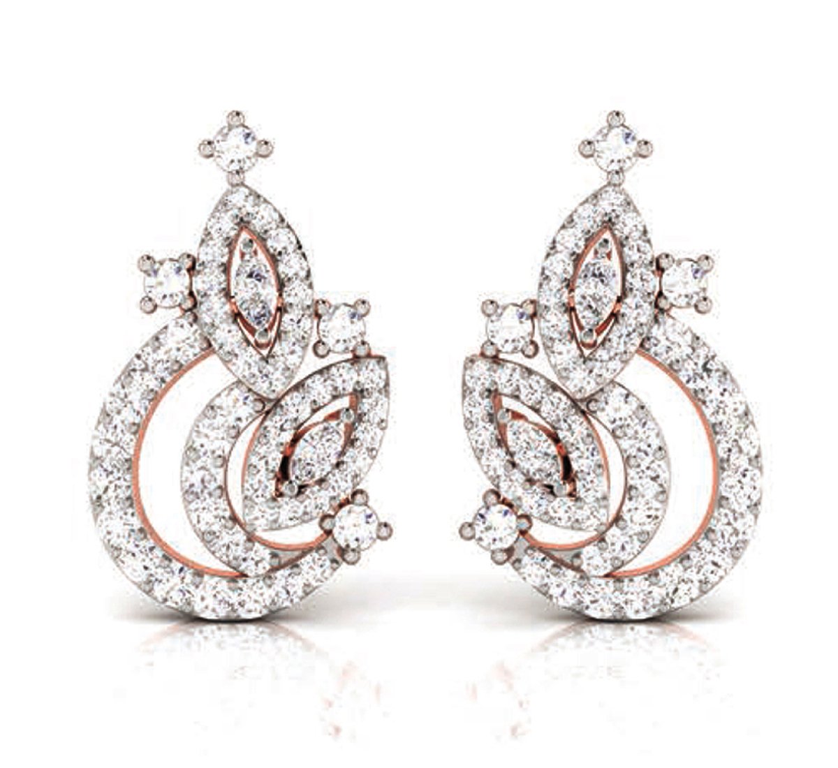 Pansy Diamond Earrings