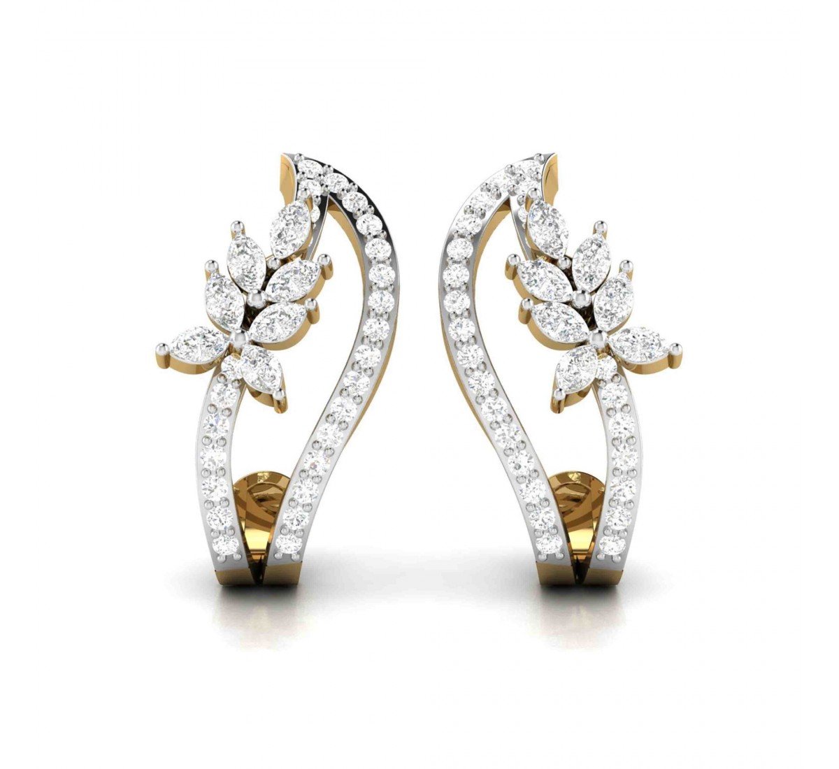 Sarah Aroha Diamond Hoops