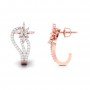 Octavia Snow Diamond Hoops