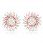 Cluster Wired Diamond Earrings