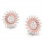 Cluster Wired Diamond Earrings