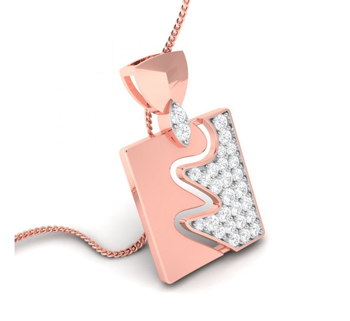 Duo Style Diamond Pendant