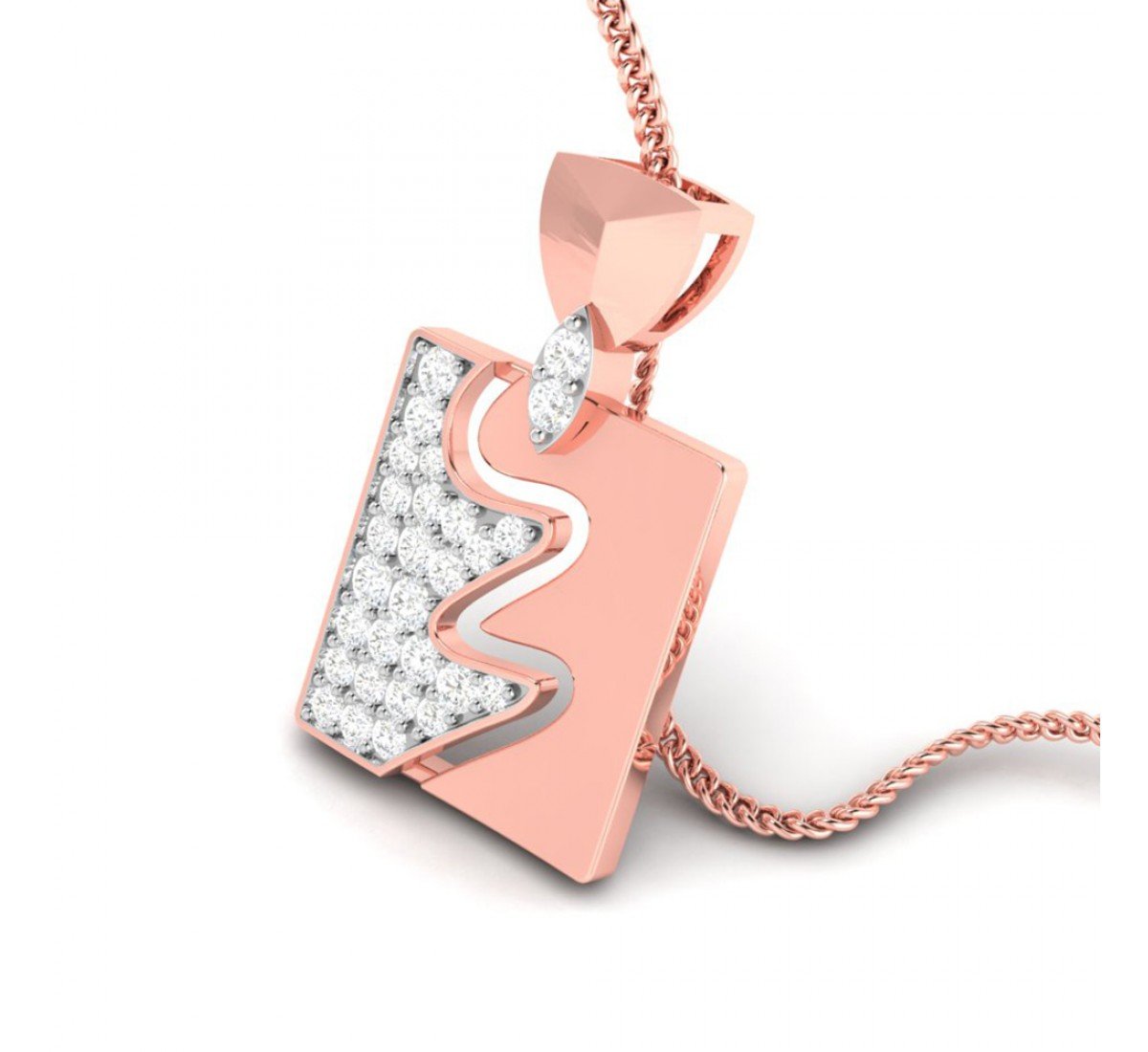 Duo Style Diamond Pendant