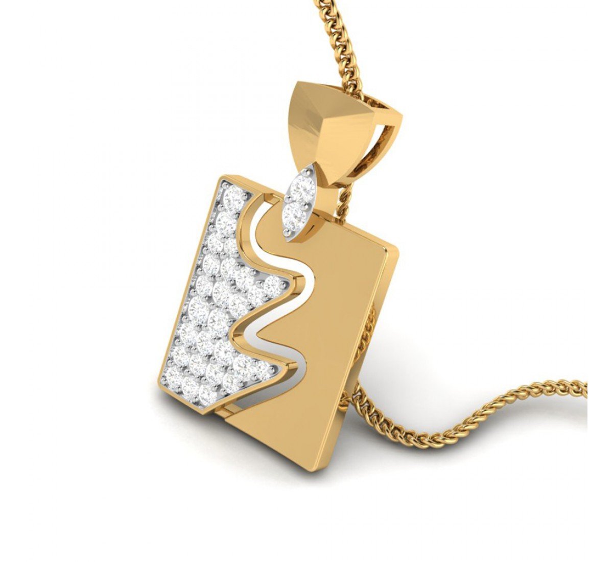 Duo Style Diamond Pendant