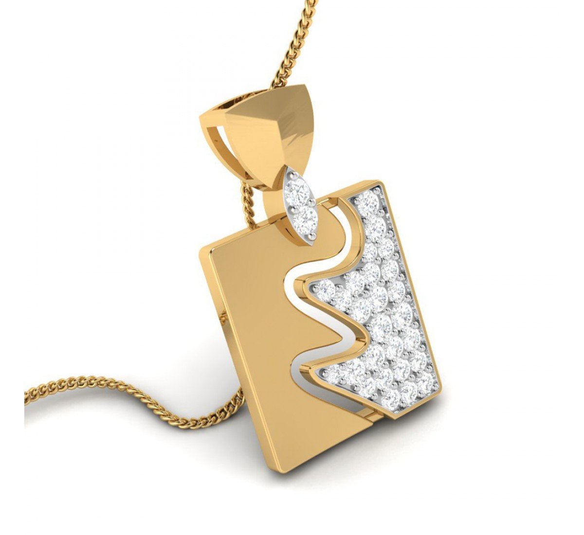 Duo Style Diamond Pendant