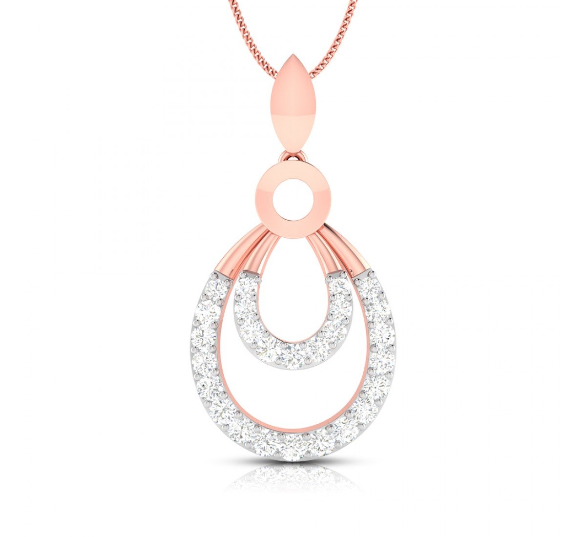 Cora Looped Diamond Pendant