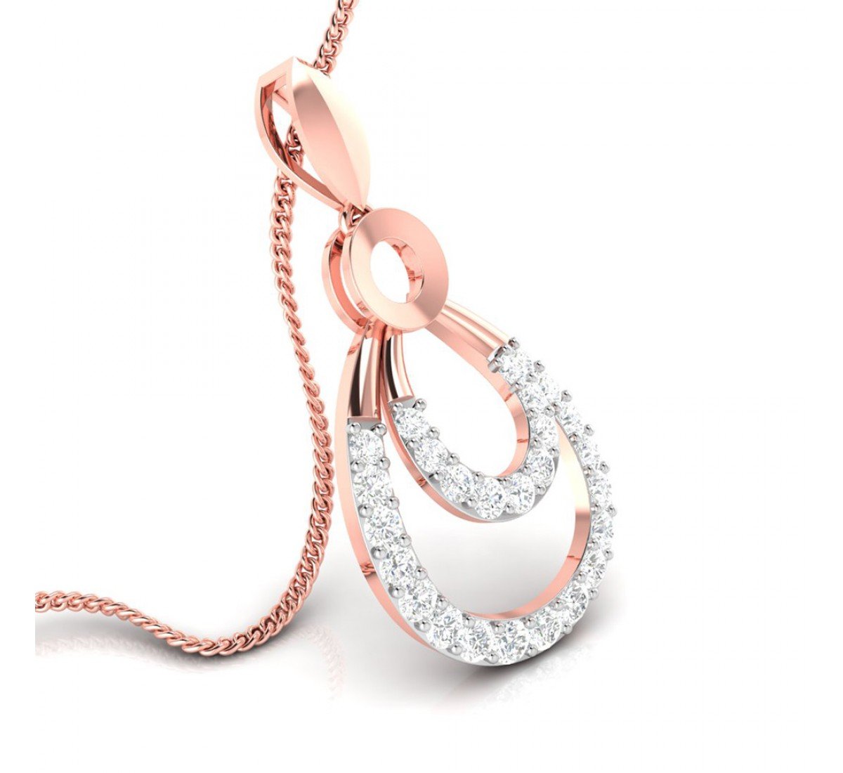 Cora Looped Diamond Pendant