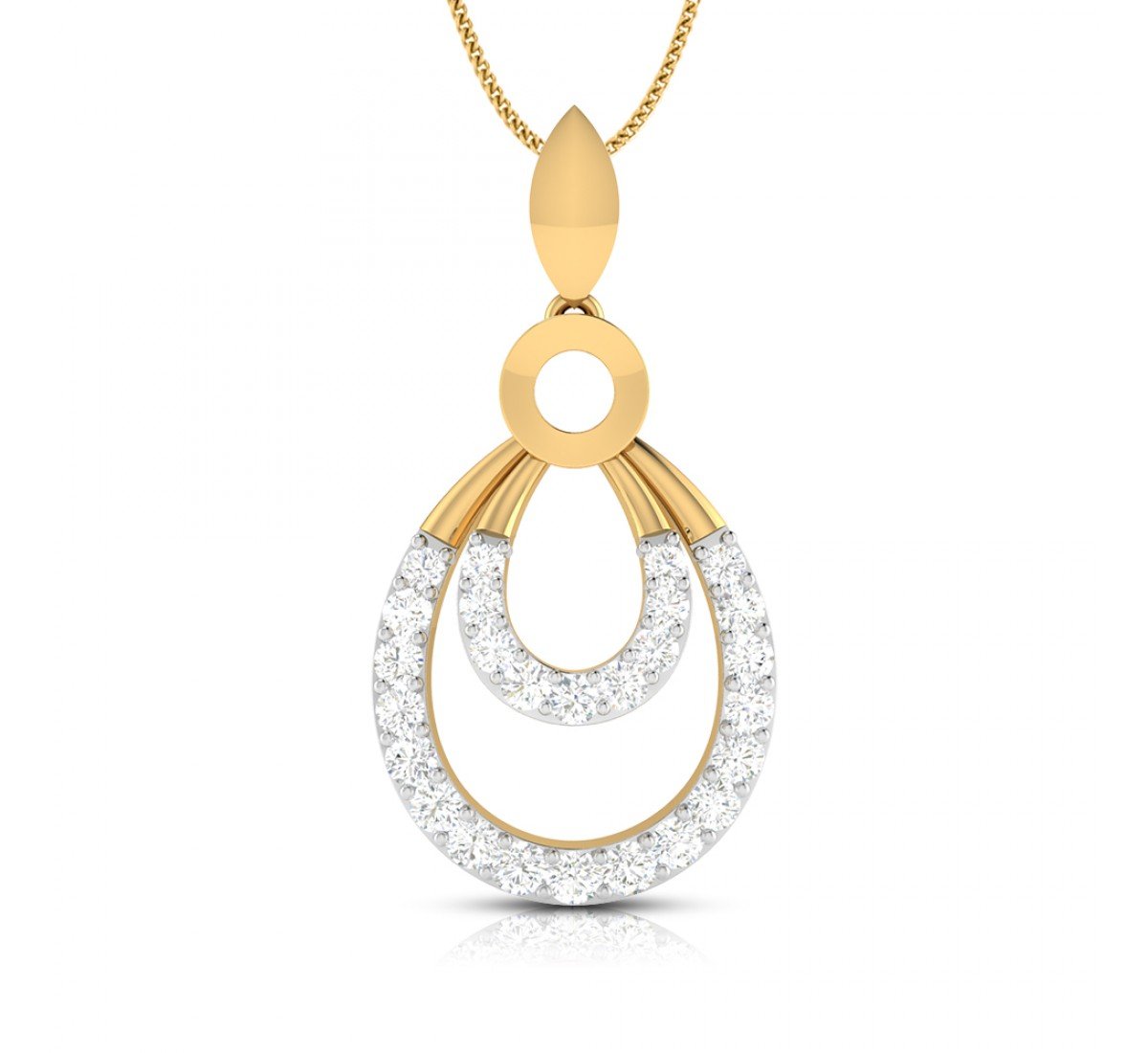 Cora Looped Diamond Pendant