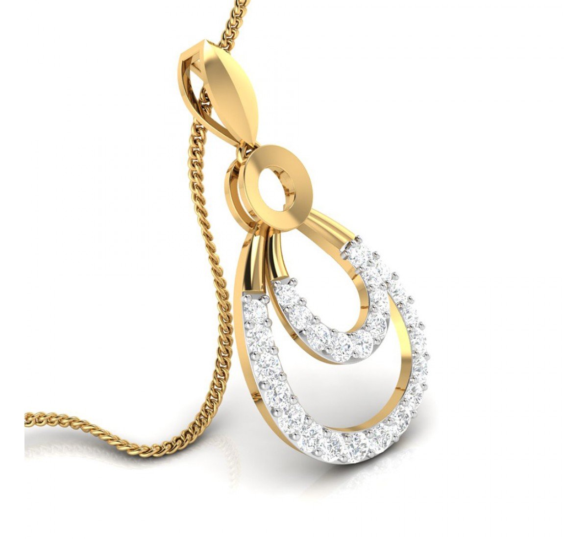 Cora Looped Diamond Pendant