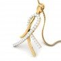 Swirl Fadona Diamond Pendant