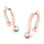 Swirl Spread Diamond Earrings