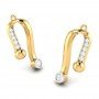 Swirl Spread Diamond Earrings