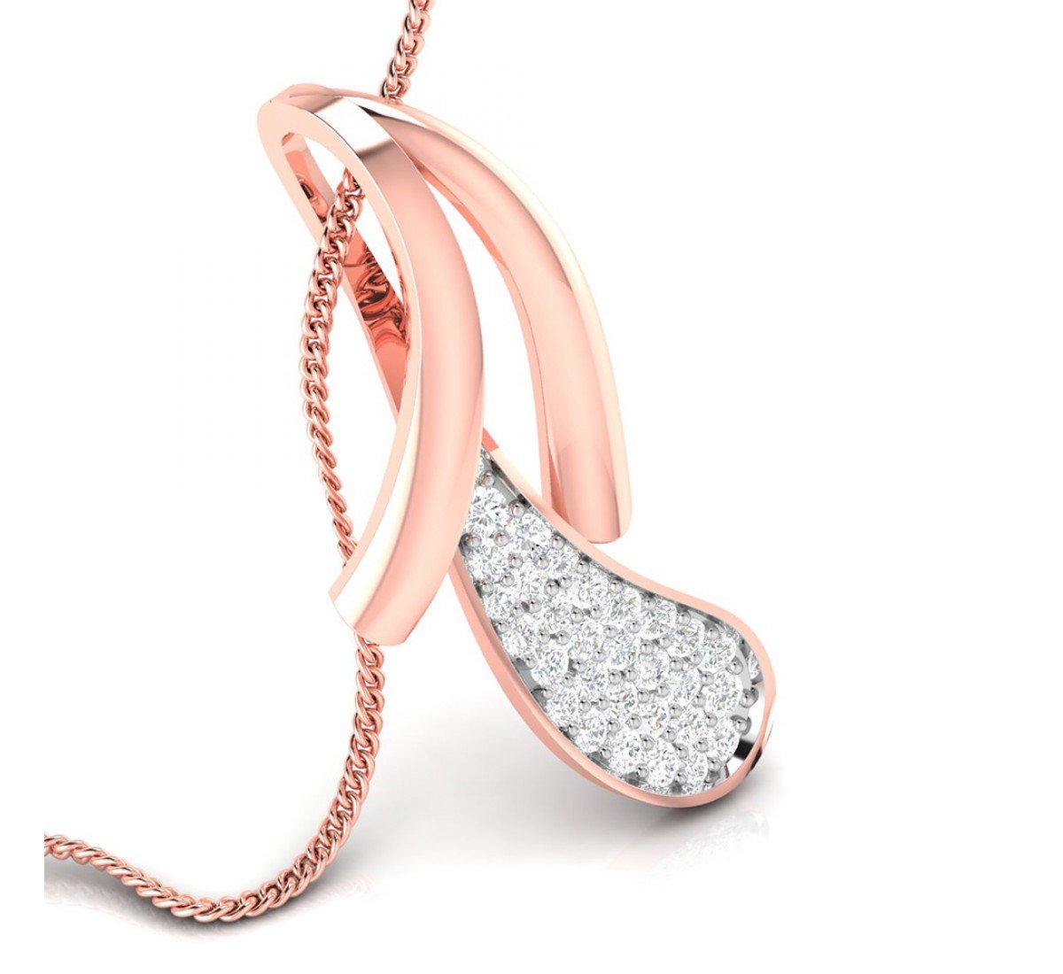 Quad Sparkle Diamond Pendant