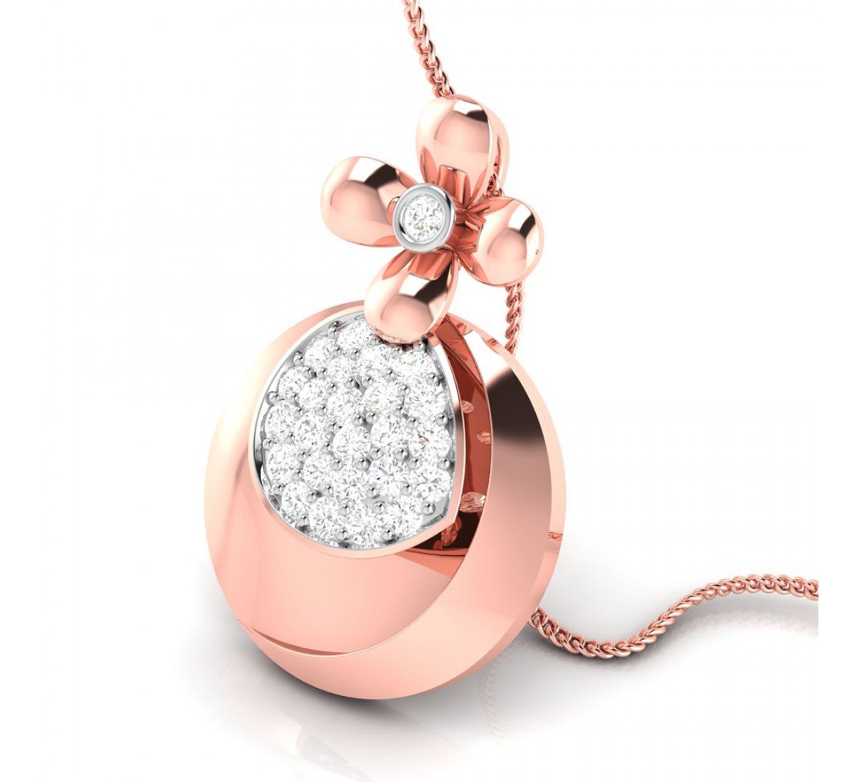 Jane Trellis Diamond Pendant