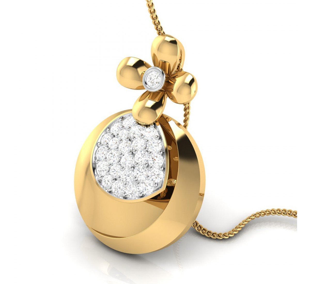 Jane Trellis Diamond Pendant