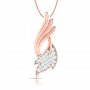 Inter Twisted Diamond Pendant