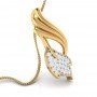 Inter Twisted Diamond Pendant