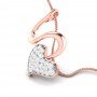 Lattice Mesh Diamond Pendant