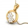 Tanuja Swirl Diamond Pendant