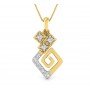 Ovate Sparkle Diamond Pendant