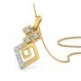 Ovate Sparkle Diamond Pendant