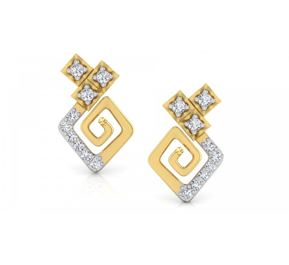 Octane Floral Diamond Earrings