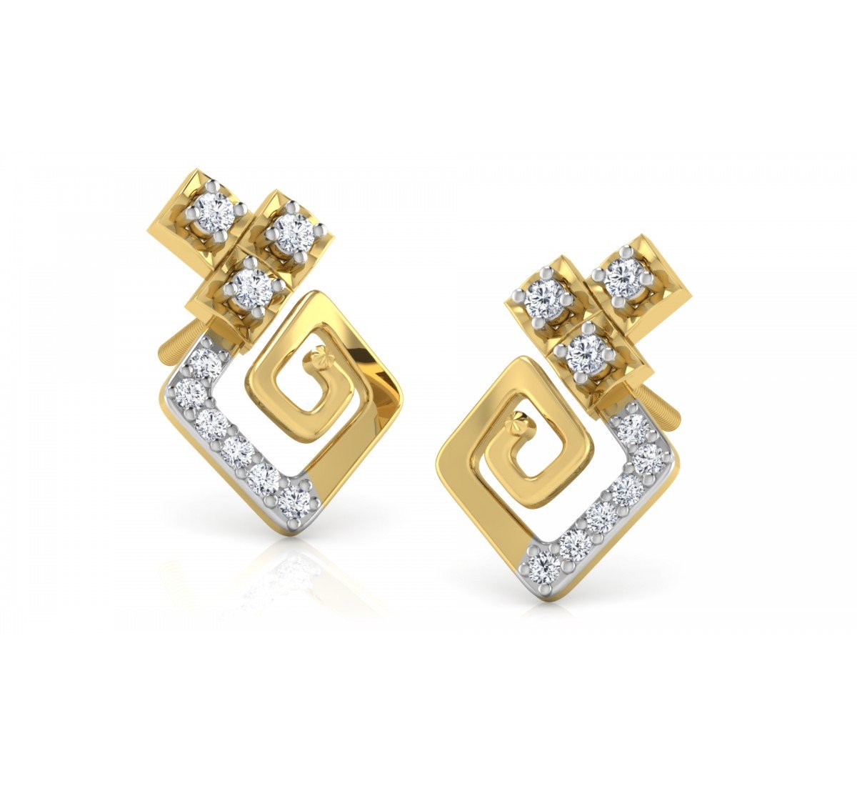 Octane Floral Diamond Earrings